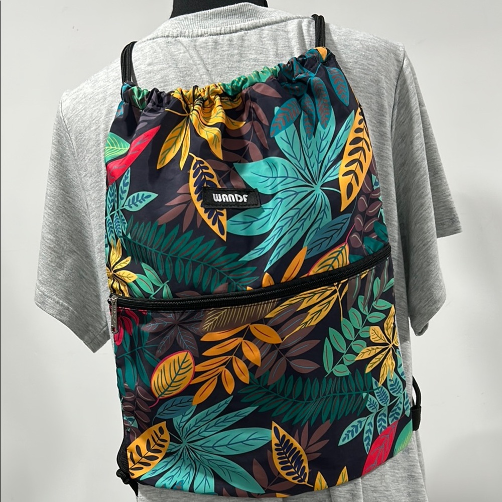 Wandf Backpack with Bold Tropical Design